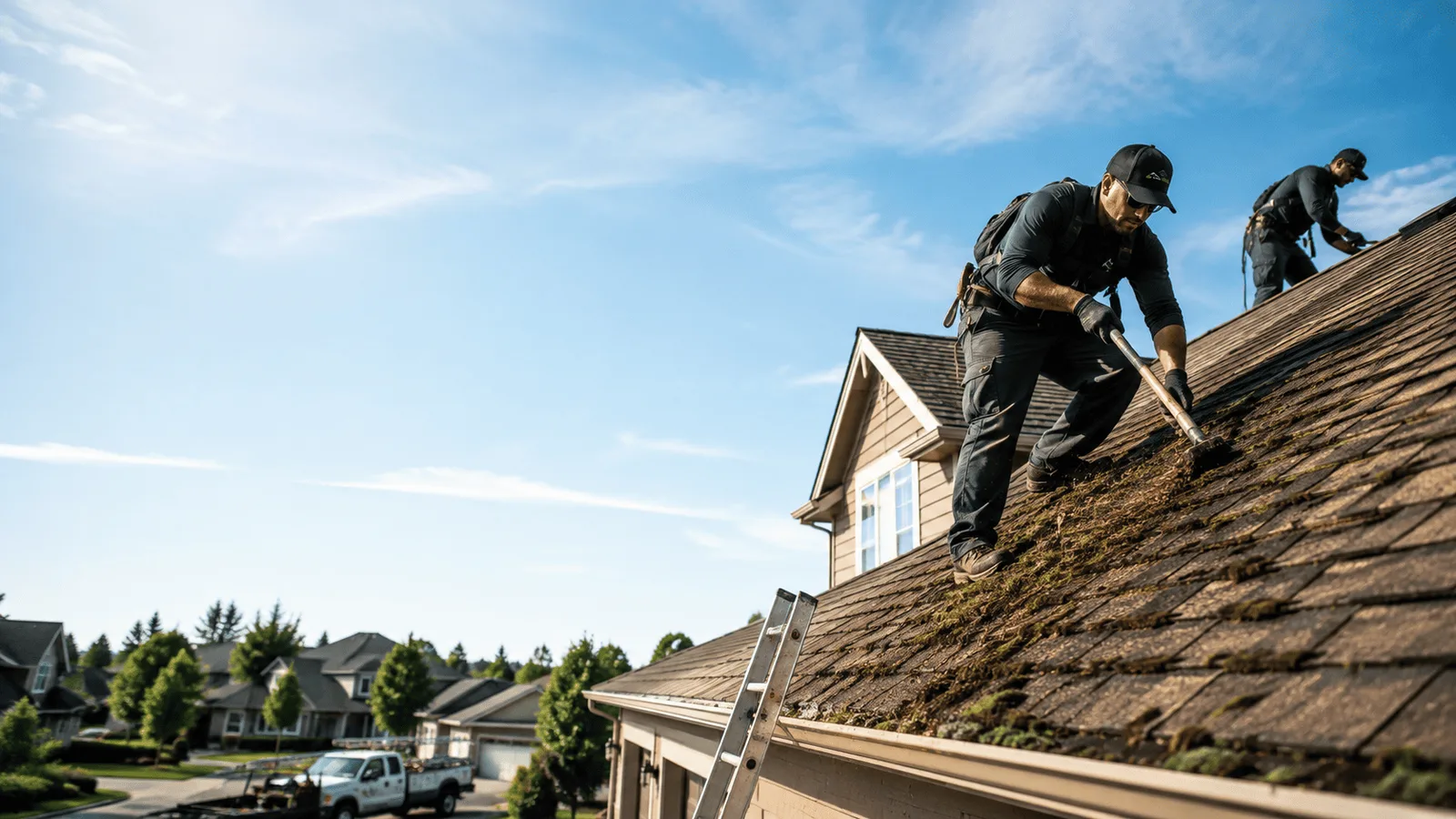 Roof Moss Removal in Lincoln, MI near me